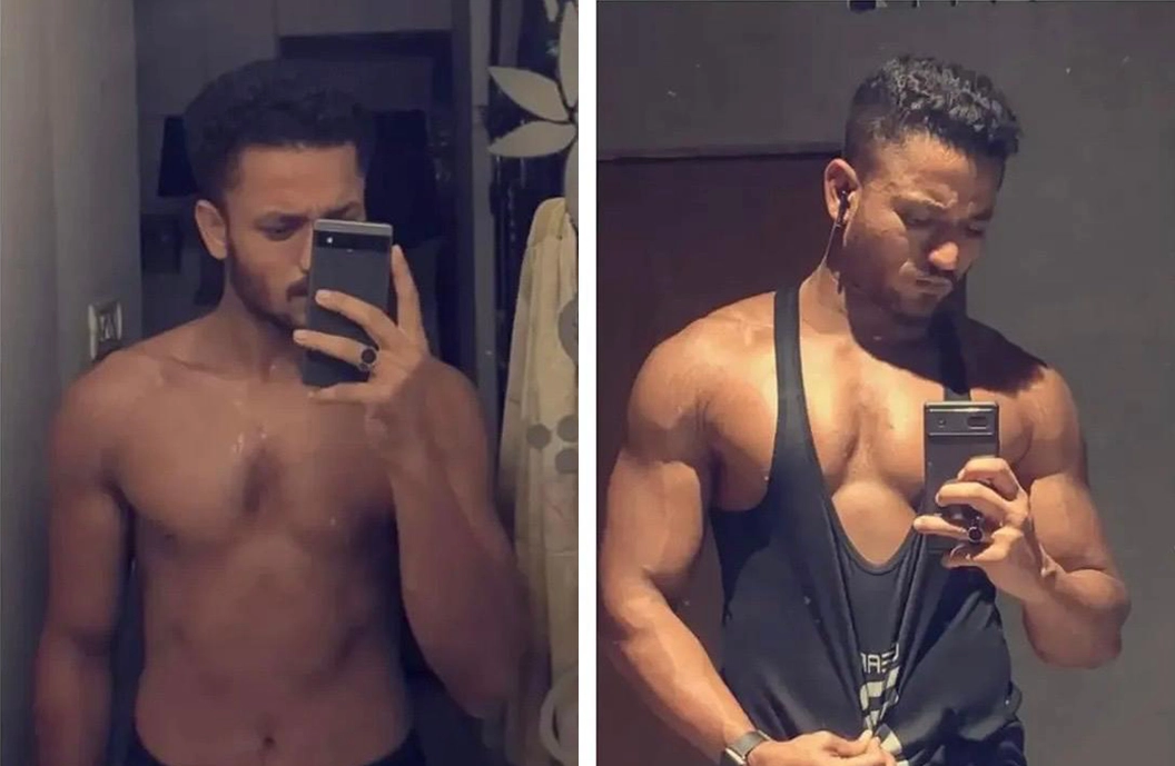 Fitness transformation comparison 3